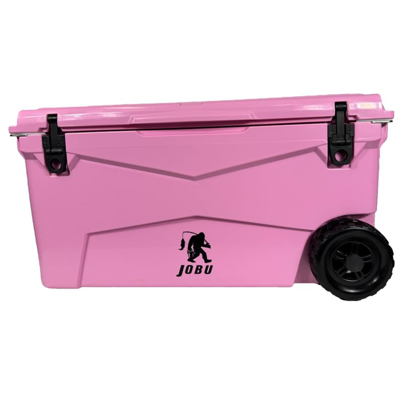 Jobu Cooler 70QT with Wheels – Rotomolded Rolling Outdoor Picnic